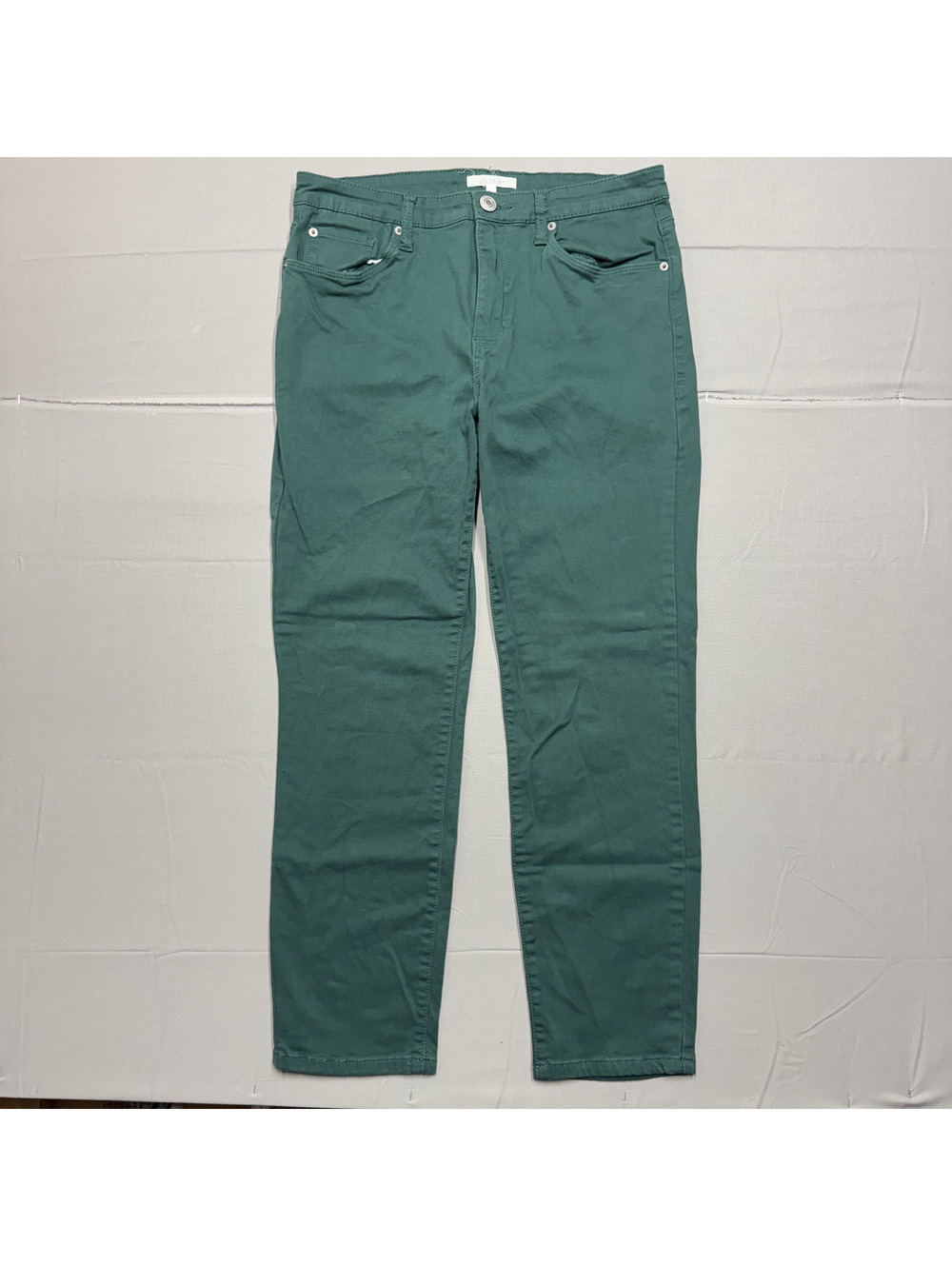 STS Blue Women Ankle Skinny Casual Stretch Pants Size 30 Green